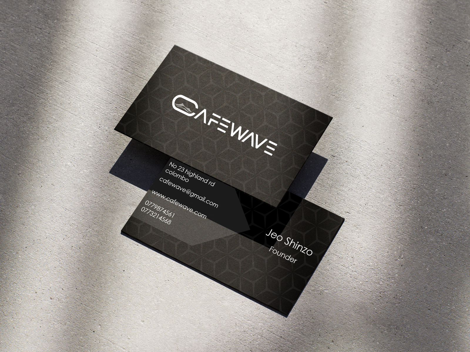 free business card mockup 2